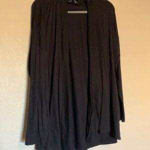 Black long sleeve cardigan